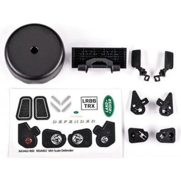 Traxxas Grille, Mirrors, Decal Sheet Defender TRX-4M